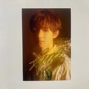 tfboys王源亲笔签名照周边 同款亲签明信片王源签名照周边