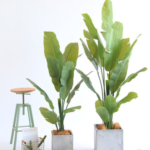 北欧仿真芭蕉树植物盆栽室内装饰造景家居客厅天堂鸟热带绿植盆景