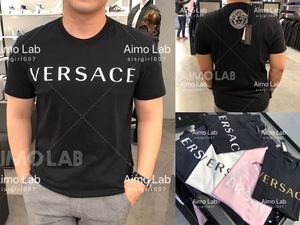 AIMO西班牙正品代购 Versace 范思哲男女可穿圆领字母logo短袖T恤