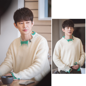 何炅明星同款衣服毛衣日系宽松慵懒风长袖针织衫2020秋冬外穿上衣