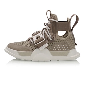 新款李宁纽约时装周走秀款男女同款reburn ws高帮篮球休闲鞋板鞋