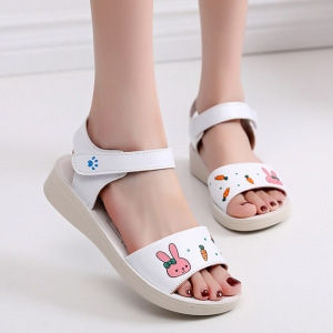 小学生凉鞋女夏天平底