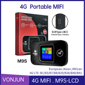 4G portable MIFI 插卡无线路由器车载随身WiFi M9S LCE Hotspot