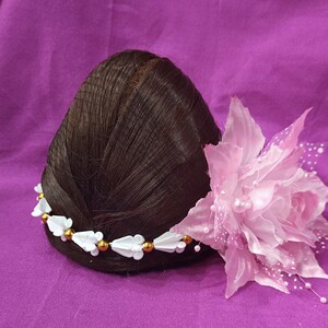 西双版纳假发包丸子头傣族头饰假发