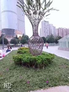 紫薇桂花海棠风景园艺绿化造型树花瓶骨架模具2.5米网红抖音同款