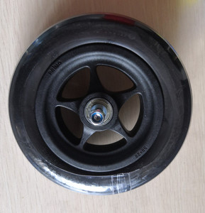 松永mv-888轮椅前小轮配件 6寸黑色小轮一个  现货