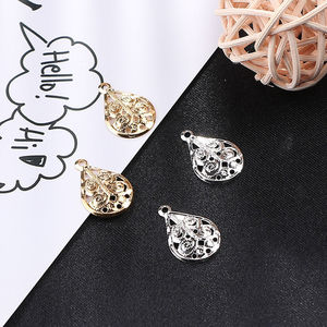 diy古风发簪子材料 复古水滴花片打底花片 古代头饰配件20片