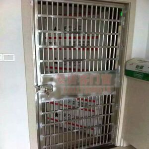 定做202304不锈钢防盗门楼梯间门单双开门过道门入户门大门玻璃门