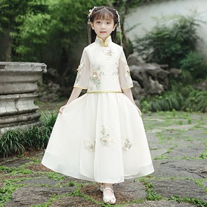 女6童民国风汉服套装2023夏季新款古装中国风小女孩中袖两件套超8