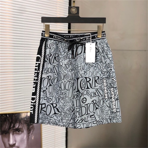 dior/迪奥 22ss短裤男新款字母logo满印休闲百搭五分裤休闲裤女潮