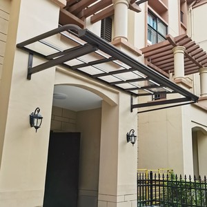 雨搭户外庭院门头家用窗户挡雨神器门口遮阳棚阳台雨棚防雨滴声