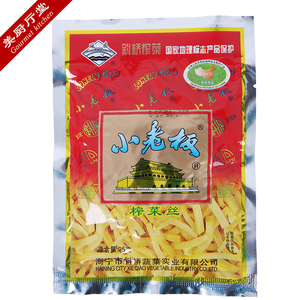 小老板榨菜丝95g/包酱菜脆嫩榨菜芯下饭菜