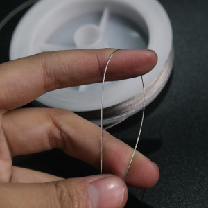 304 [不锈钢钓鱼股丝绳7结构包塑钢线*]钢丝0.3mm1软多细线