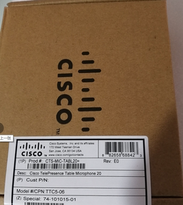 思科Cisco全向麦克风 CTS-MIC-TABL20用视频会议SX10\20 C40 C60
