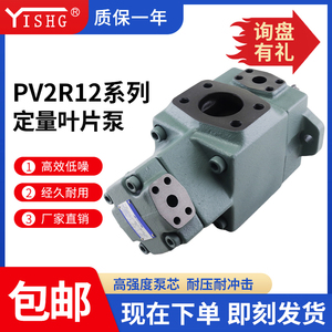 定量泵PV2R12-25-33/41/47-F-REAA-41双联叶片泵注塑机液压油泵