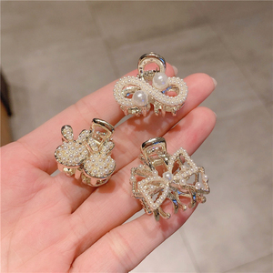 迷你小号珍珠夹子抓夹发夹网红发饰小巧精致发卡发抓顶夹刘海头饰