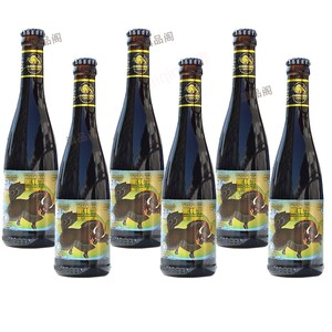 云南特产 香格里拉啤酒 黑牦牛啤酒 黑色熟啤酒330mlx6瓶