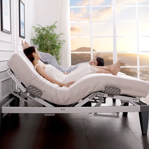 1米电动床单人智能电动升降架家用多功能排骨架升降床订制