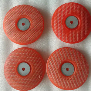 热熔垫片65红色塑料钢丝网垫片加厚70隧道防水板防水垫圈国标厂家