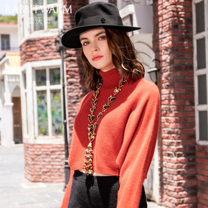 蕾沃尔纯兔绒兔绒衫