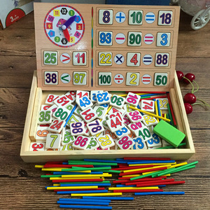 宝宝早教玩具 儿童识数字卡片1-100 学习黑板 数学棒教具0-3-6岁