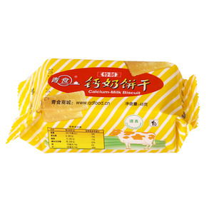 青食特制钙奶饼干48g*10小包装点心早餐糕点