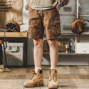 杰雷诺美式工装短裤男夏季2024年新款户外通勤战术弹力休闲五分裤