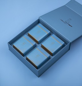 六安瓜片蓝色礼盒图片
