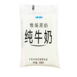 佳宝牧场原奶纯牛奶一箱180ml*20袋