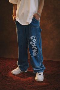 COZMINE 矿客兄弟 重磅牛仔裤 创意毛边 2023年新款
