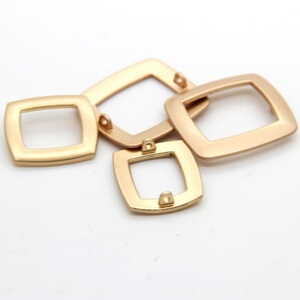 高档金属大衣饰i品扣子男女外套铁扣西服韩版衣服方形五金装饰钮