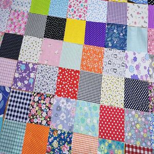 百家布拼接布料宝宝婴儿材料包手工diy被纯全棉小花零碎布头