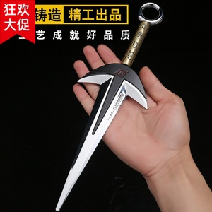 火影武器大号飞雷神苦无忍者四代目手里剑金属实心忍具周边未开刃