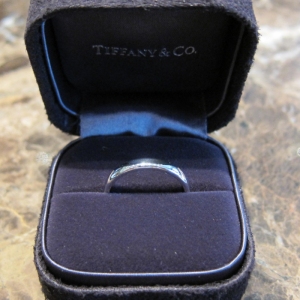 美国tiffany正品代购lucida wedding band 3mm结婚对戒男戒女戒指