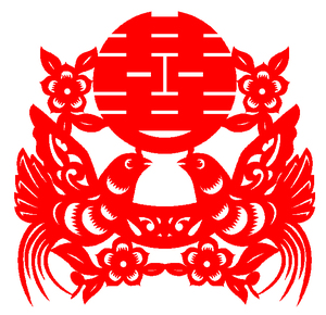 50同款货源纸上添画淘宝喜上眉梢剪纸图案底稿高清纯手工花鸟刻纸