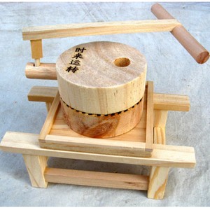 仿古木质农耕文化工具石磨碾磨驴磨磨盘转磨拐磨家居装饰摆件模型
