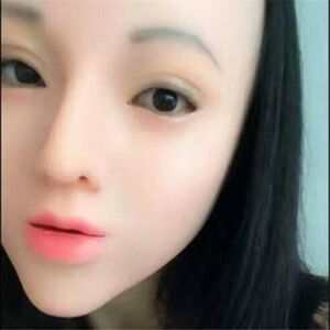 tb4487012788淘宝人皮面皮仿真人易容脸皮硅胶假人脸部套头面具美女