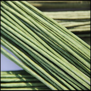 热销推荐 全新diy花环材料 头环手环绿色加粗2mm60cm铁丝配件直销