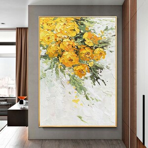 牡丹花画油画