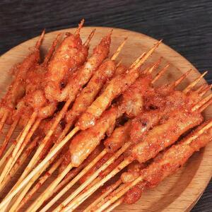 鸡肉风味小串手把串烧烤铁板串澳洲小串夺命小鲜肉串商用300串