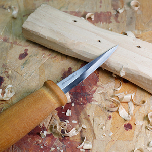 瑞典莫拉刀 morakniv 105 夹钢木工雕刻刀高硬度直刀海威工场