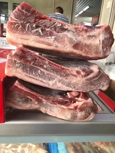 40同款货源泽楷食品淘宝五花肉条冷冻新鲜猪肉条 整箱20斤 胸中方