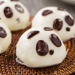 思念熊猫包臻品奶黄熊仔包300g10只速冻面点食品早餐包卡通包子