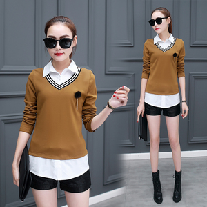 淘宝 今年流行最女装2017漂亮上衣服惴潮韩版新款明星同款衬衫长袖