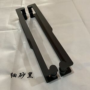 黑色大门拉手仿古推拉玻璃门对装古铜门把手双开门新中式拉手定制