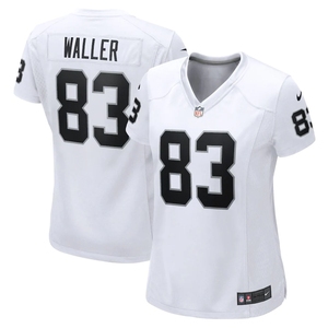 nfl拉斯维加斯突袭者raiders橄榄球服83号darren waller球衣女装