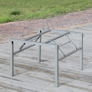 64*64*50折叠桌架家用桌腿桌子支架 餐台脚桌子腿 餐桌配件铁架子