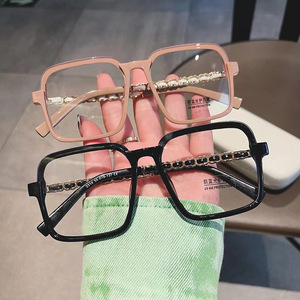 防蓝光链条眼镜女