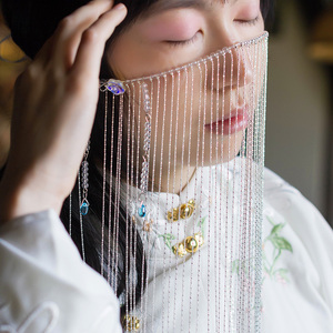 古风面具流苏遮脸