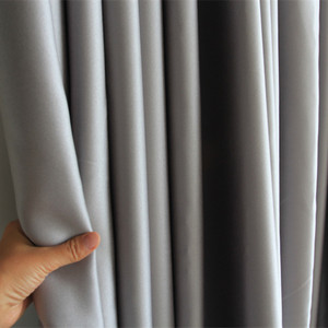外贸库存全遮光布可定制定做窗帘飘窗家用北欧风格卧室落地挂钩式